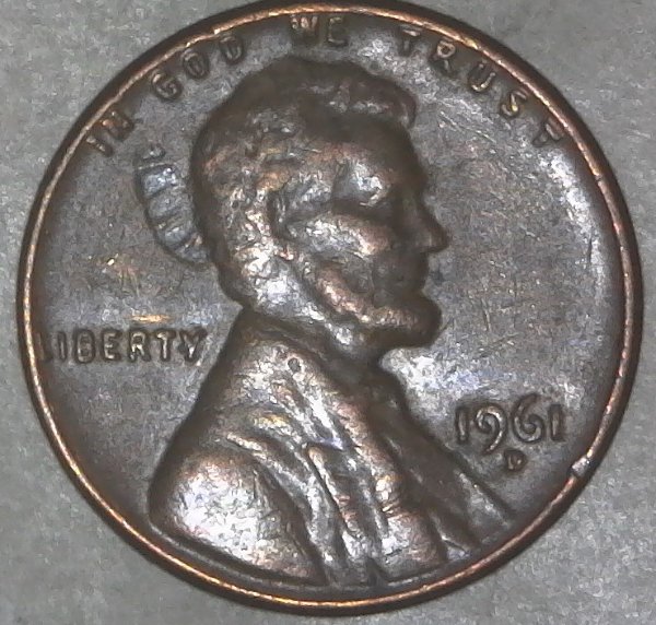 1961-D-Lincoln-Memorial-Cent-With-Lamination-Error-Or-Struck-Through?